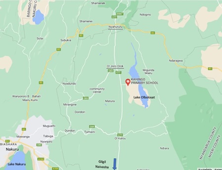 Karte Kahingo Primary School